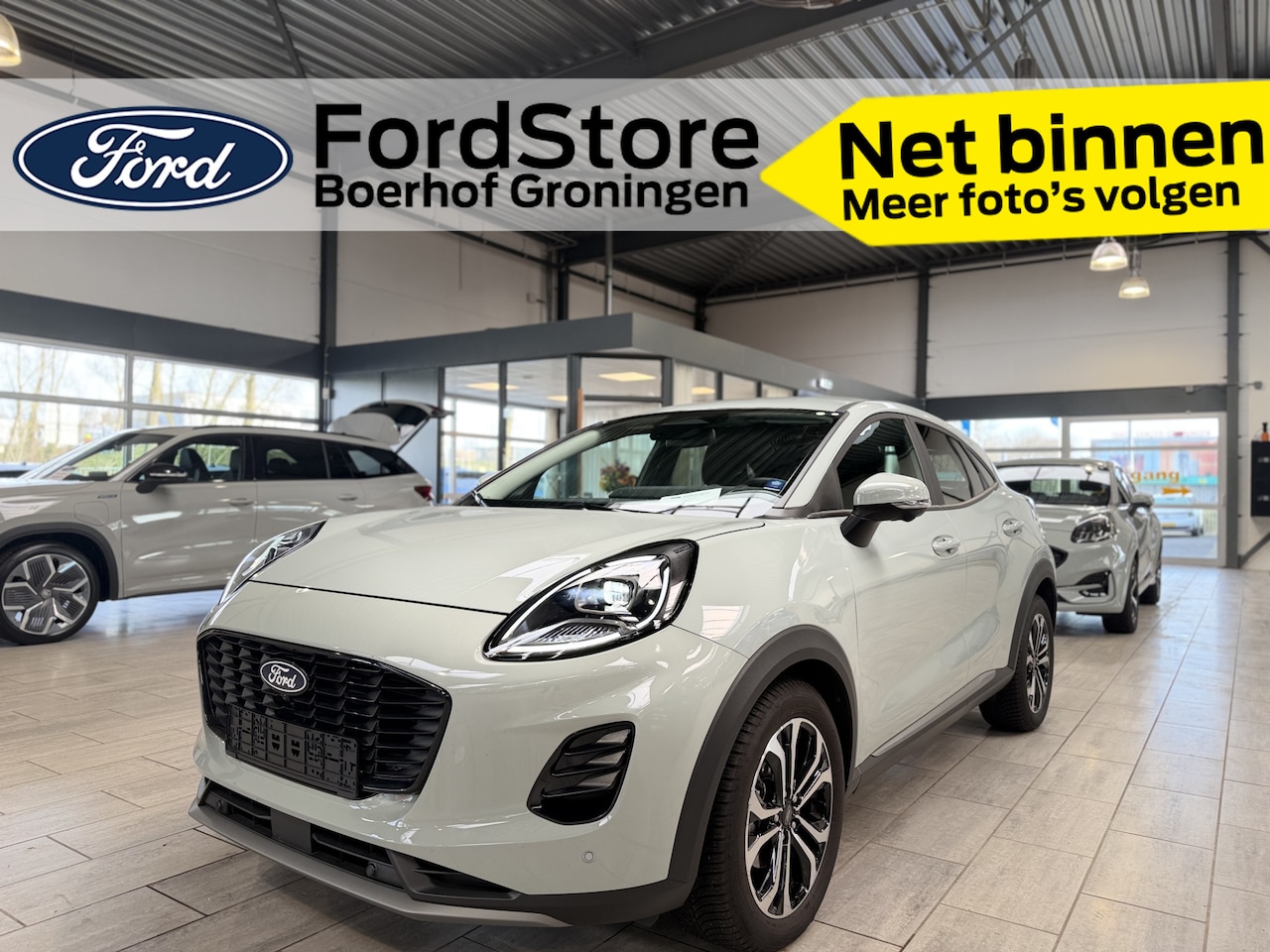 Ford Puma - EcoBoost 155 pk Hybrid Titanium | Winter Pack | Adapt. Cruise | 360 Camera | 4 seiz. bande - AutoWereld.nl