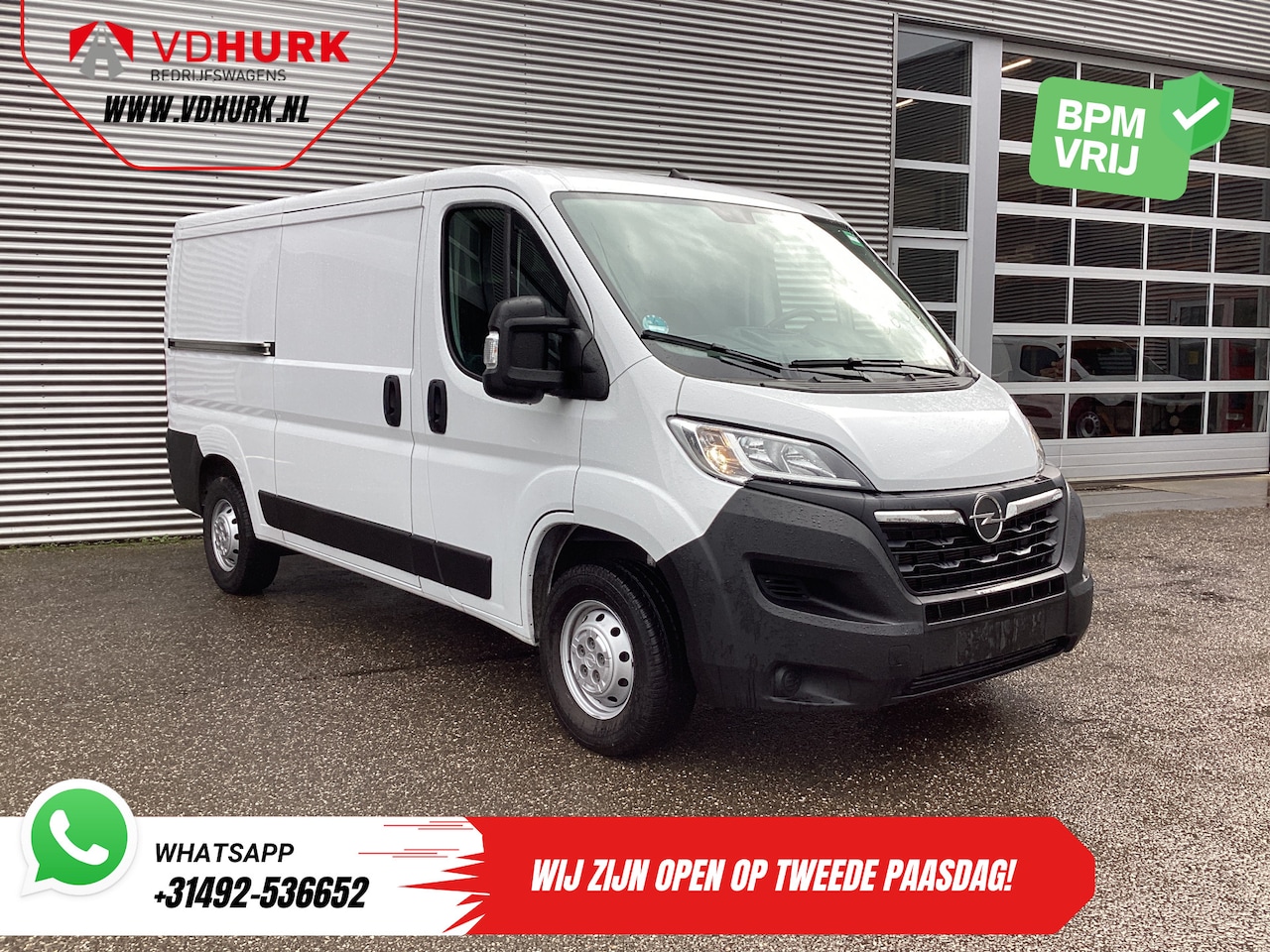 Opel Movano - 2.2 120 pk L2 Carplay/ 270Gr.Deuren/ Climate/ Navi/ Cruise/ Camera/ PDC/ DAB - AutoWereld.nl