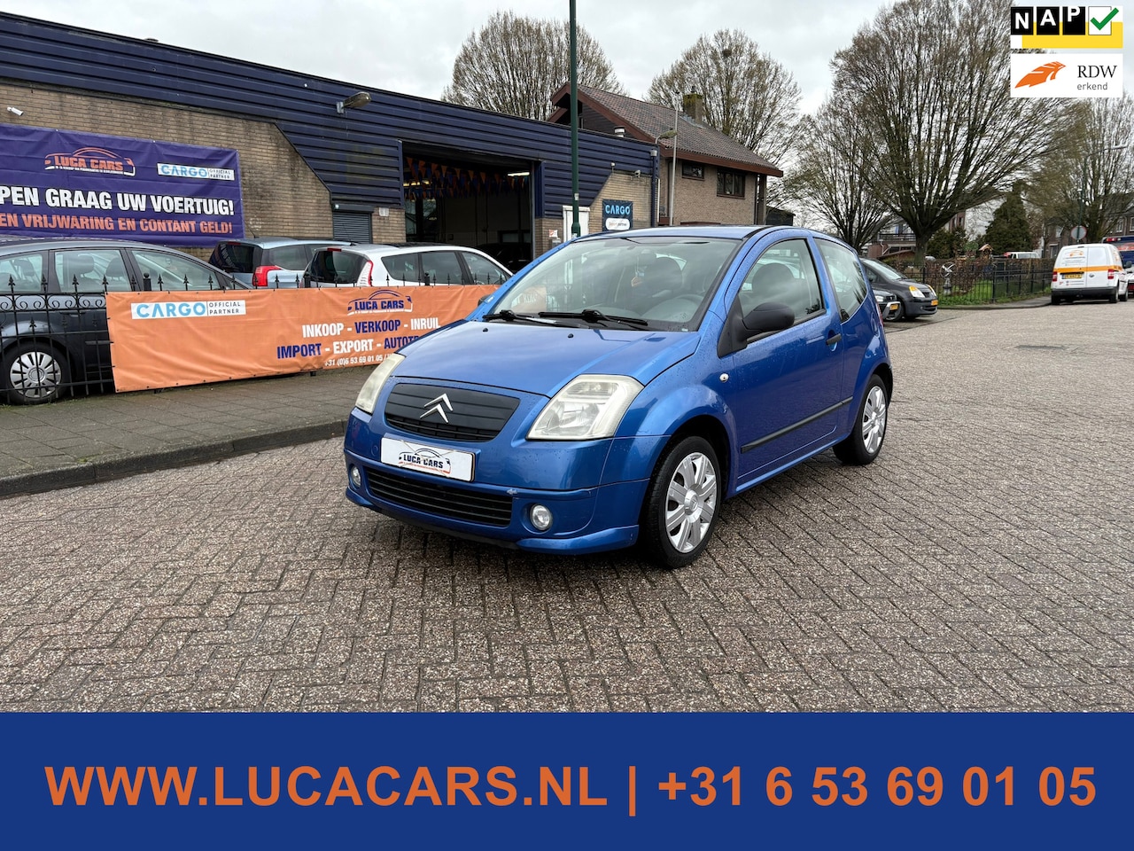 Citroën C2 - 1.4i Caractère Airco NIEUWE APK! - AutoWereld.nl