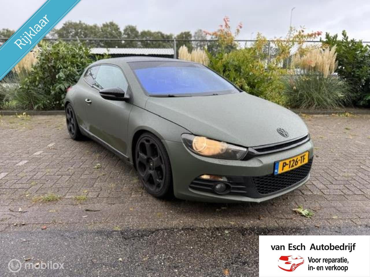 Volkswagen Scirocco - 1.4 TSI I airco I mat groen gewrapt I 6 versnellingen - AutoWereld.nl