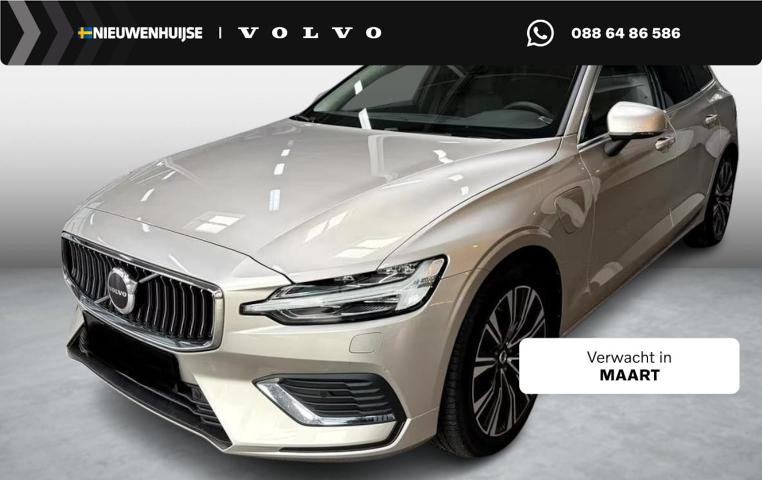 Volvo V60 - Plug-in Hybrid T6 AWD Plus Bright | PHEV | Long Range | Trekhaak | LED Koplampen Adaptief - AutoWereld.nl