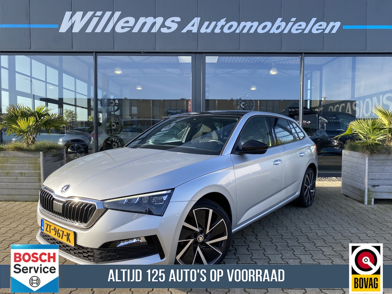 Skoda Scala - 1.5 TSI Sport Business Stoelverwarming, App-Connect & Panorama Dak - AutoWereld.nl