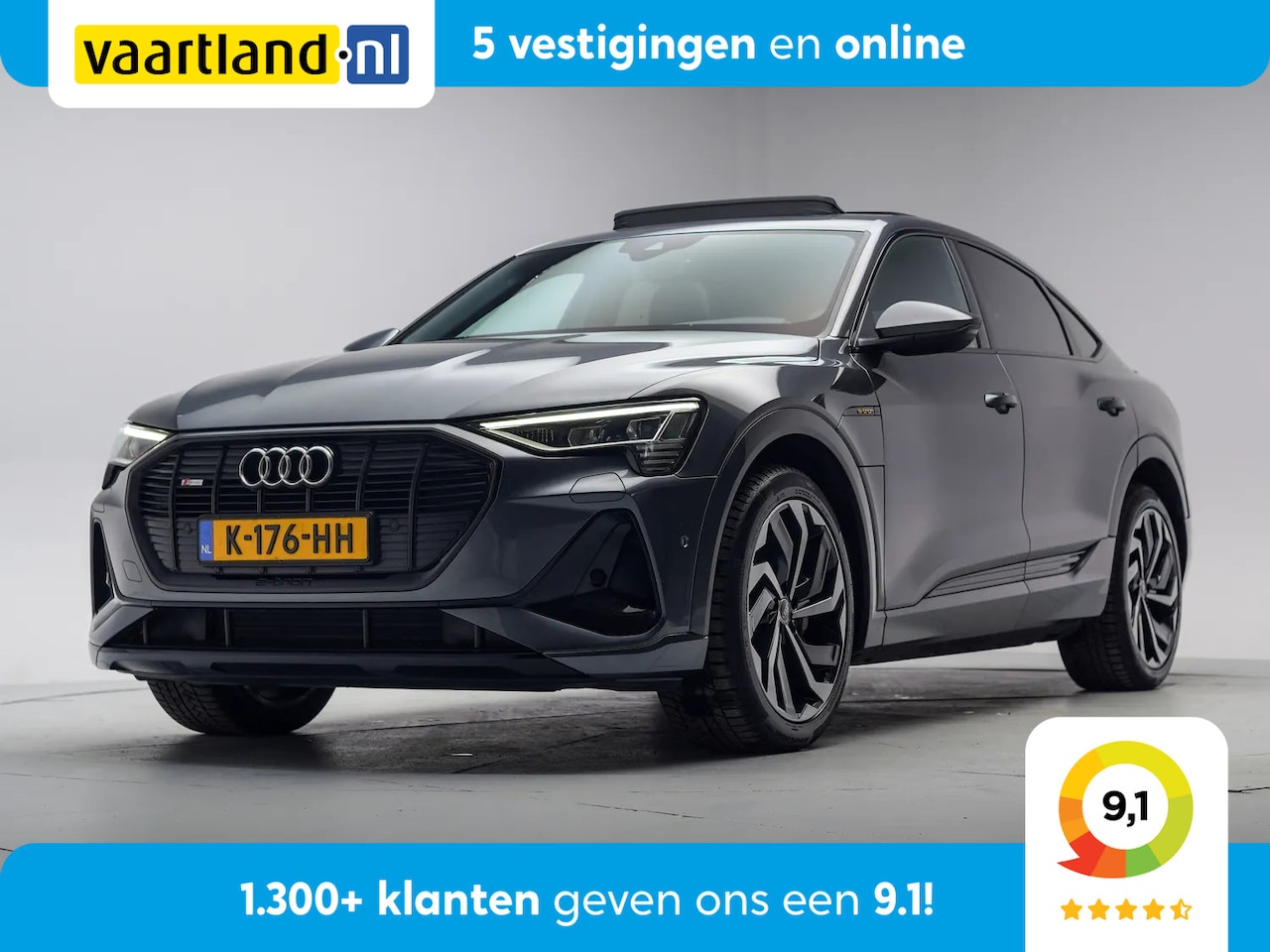 Audi e-tron Sportback - 55 Quattro S Edition [ Panorama Luchtvering Camera Stoelverwarming ] - AutoWereld.nl