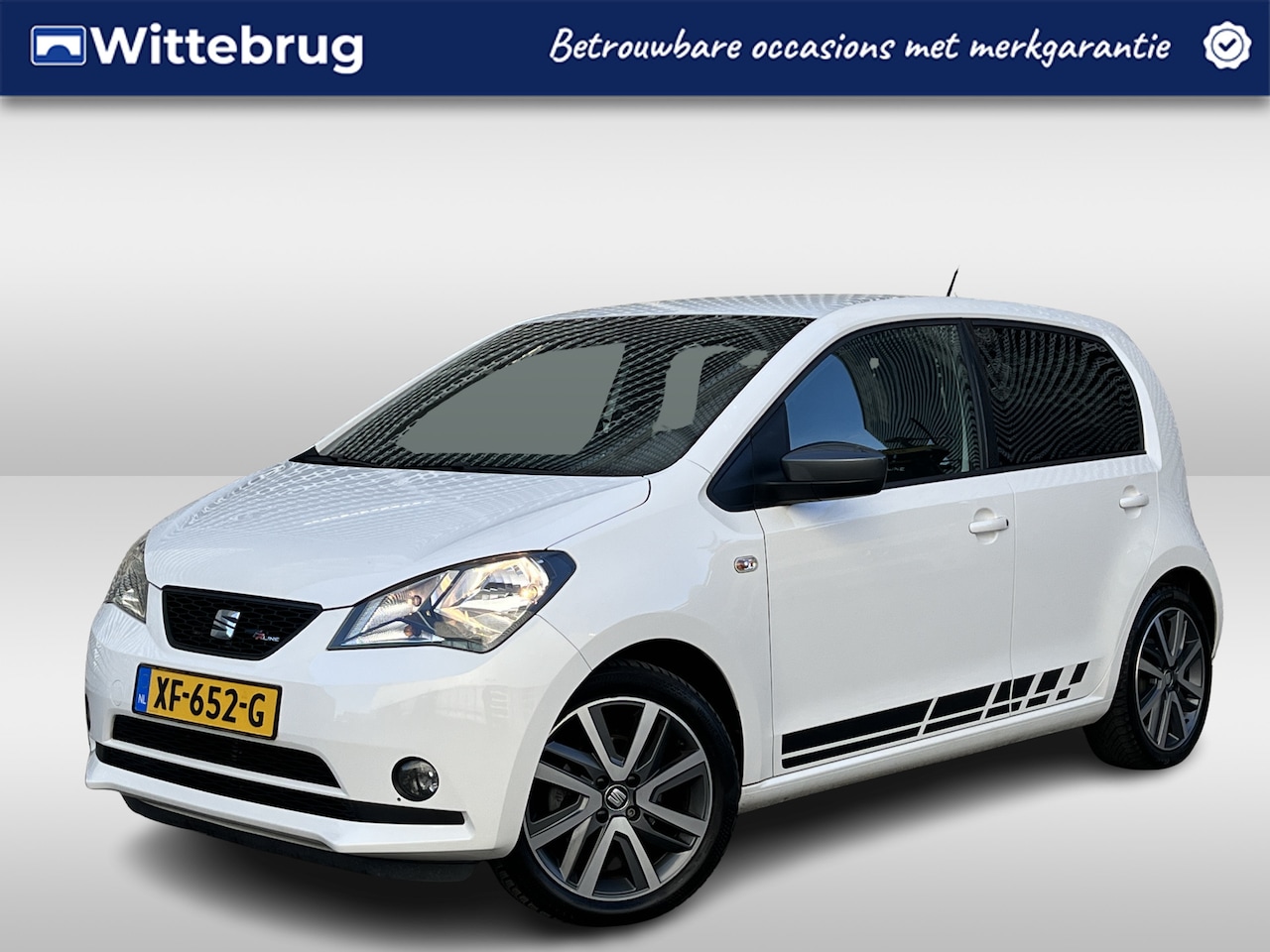 SEAT Mii - 1.0 60PK FR / 16" LMV / Airco / Cruise Control / Parkeersensoren Achter P4 - AutoWereld.nl