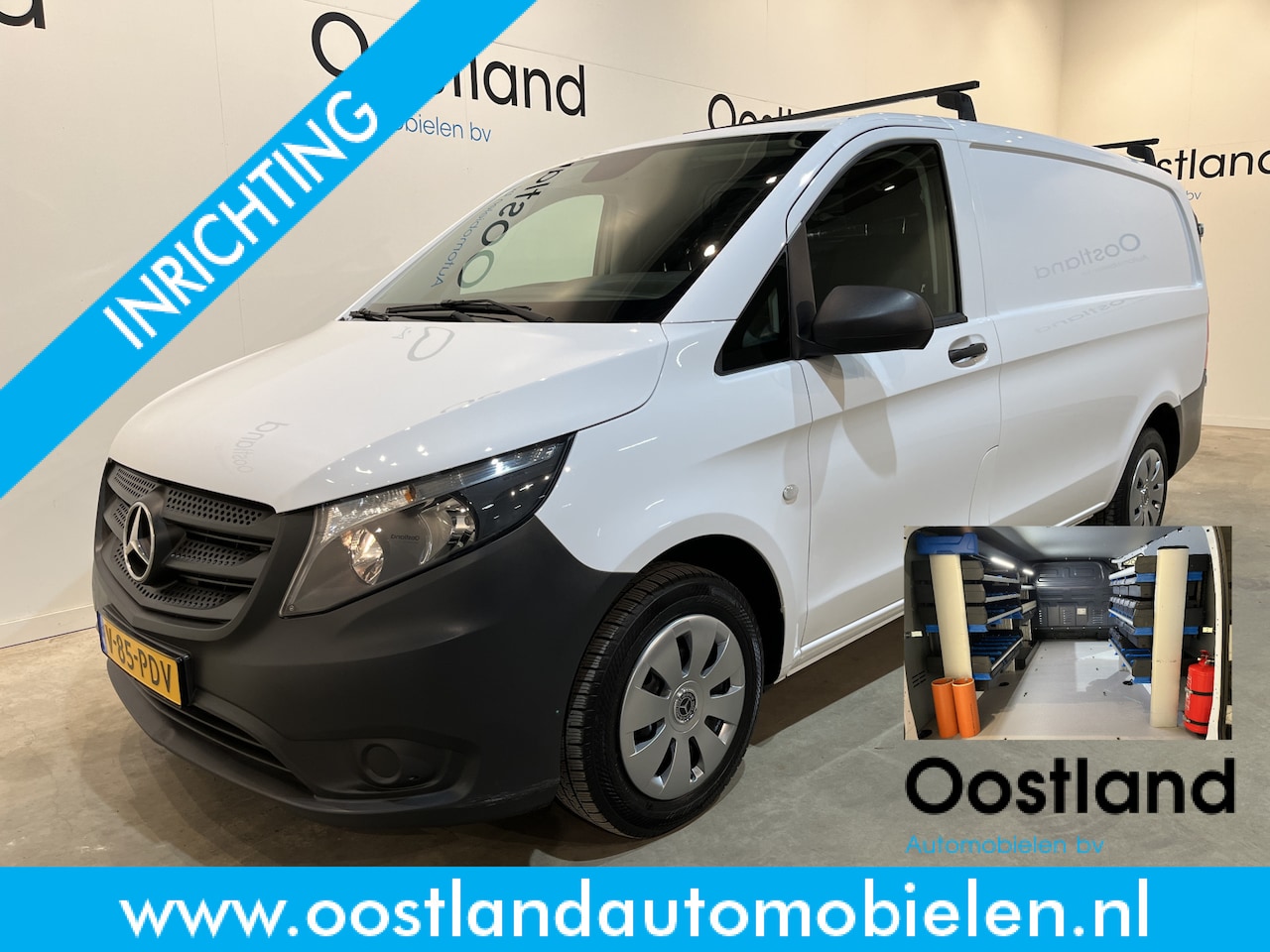 Mercedes-Benz Vito - 114 CDI Lang / Euro 6 / Servicebus / Sortimo inrichting / Airco / Cruise Control / Trekhaa - AutoWereld.nl