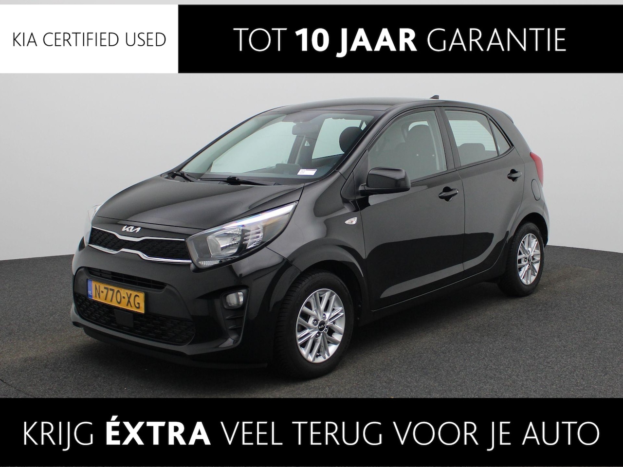 Kia Picanto - 1.0 DPi DynamicLine | Apple Carplay/ Android Auto | Camera | Cruise Control | Airco - AutoWereld.nl