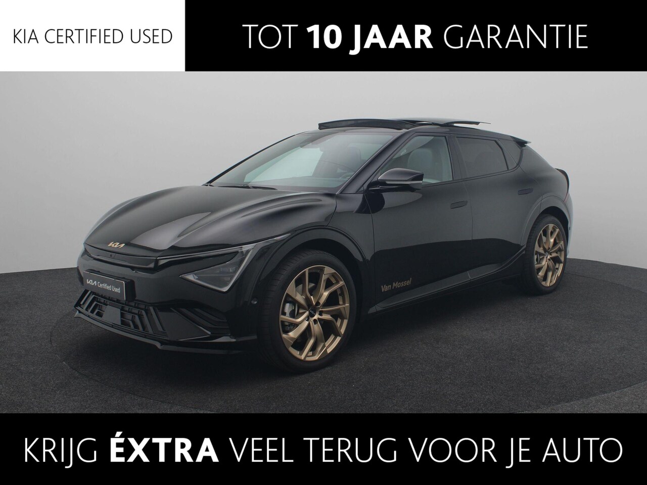 Kia EV6 - GT-Line 84 kWh | DEMO | Facelift model | LED | Meridian Sound | Panorama dak | Elektrisch - AutoWereld.nl