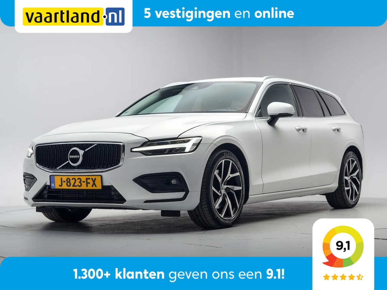Volvo V60 - 2.0 B3 Business Pro Aut. [ LED Navi Camera Stoelverwarming ] - AutoWereld.nl