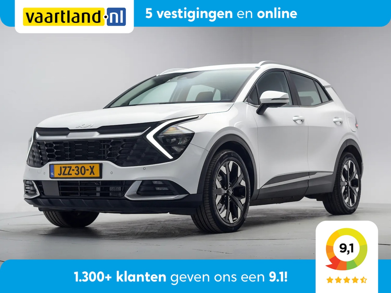 Kia Sportage - 1.6 T-GDi PHEV 265pk AWD DynamicLine Aut. [ LED Adapt.cruise Navi Camera ] - AutoWereld.nl