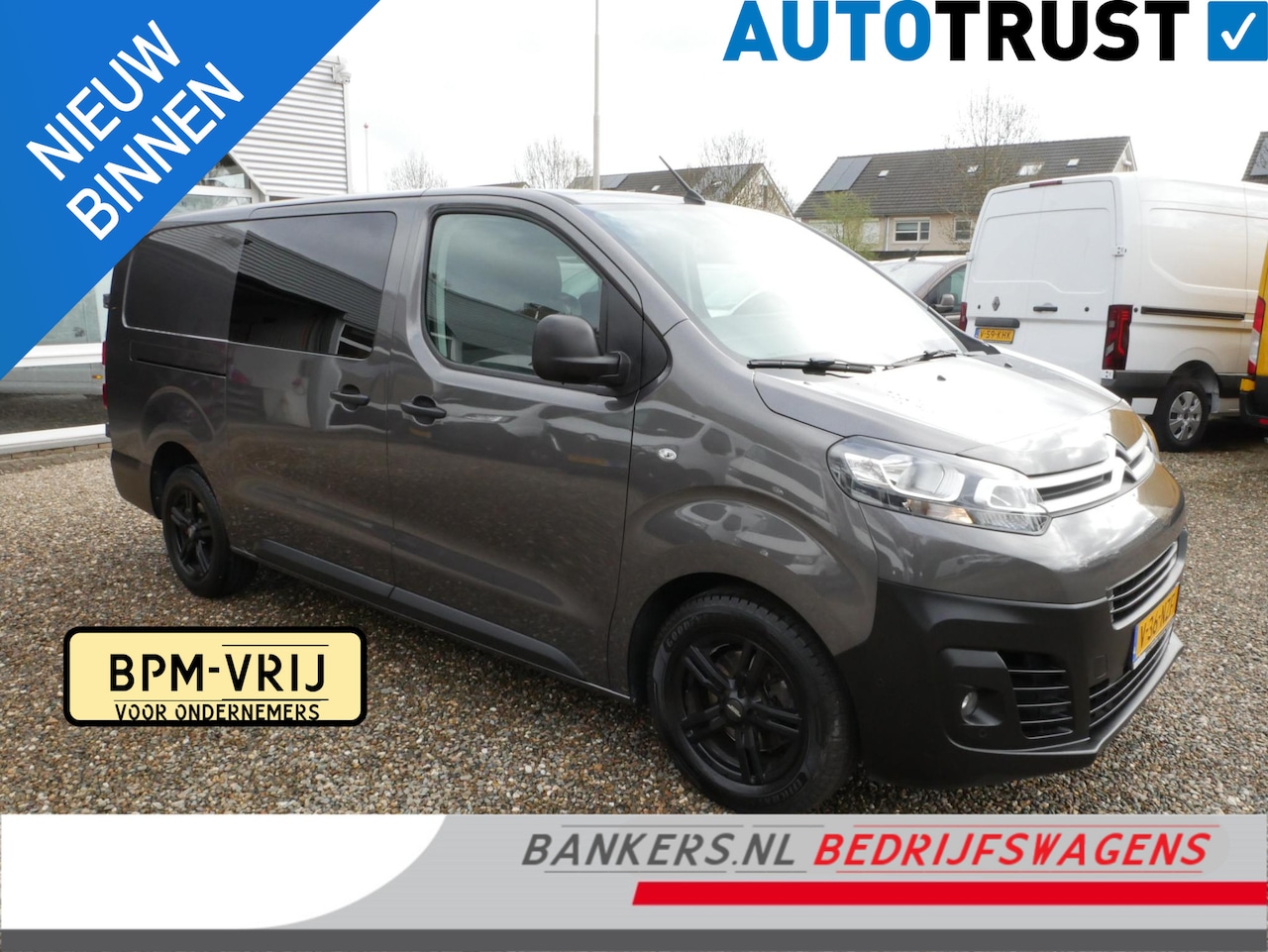 Citroën Jumpy - 2.0 BlueHDI 120PK, L3, Dubbel cabine, Airco, 2 x Schuifdeur - AutoWereld.nl