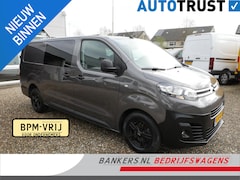 Citroën Jumpy - 2.0 BlueHDI 120PK, L3, Dubbel cabine, Airco, 2 x Schuifdeur