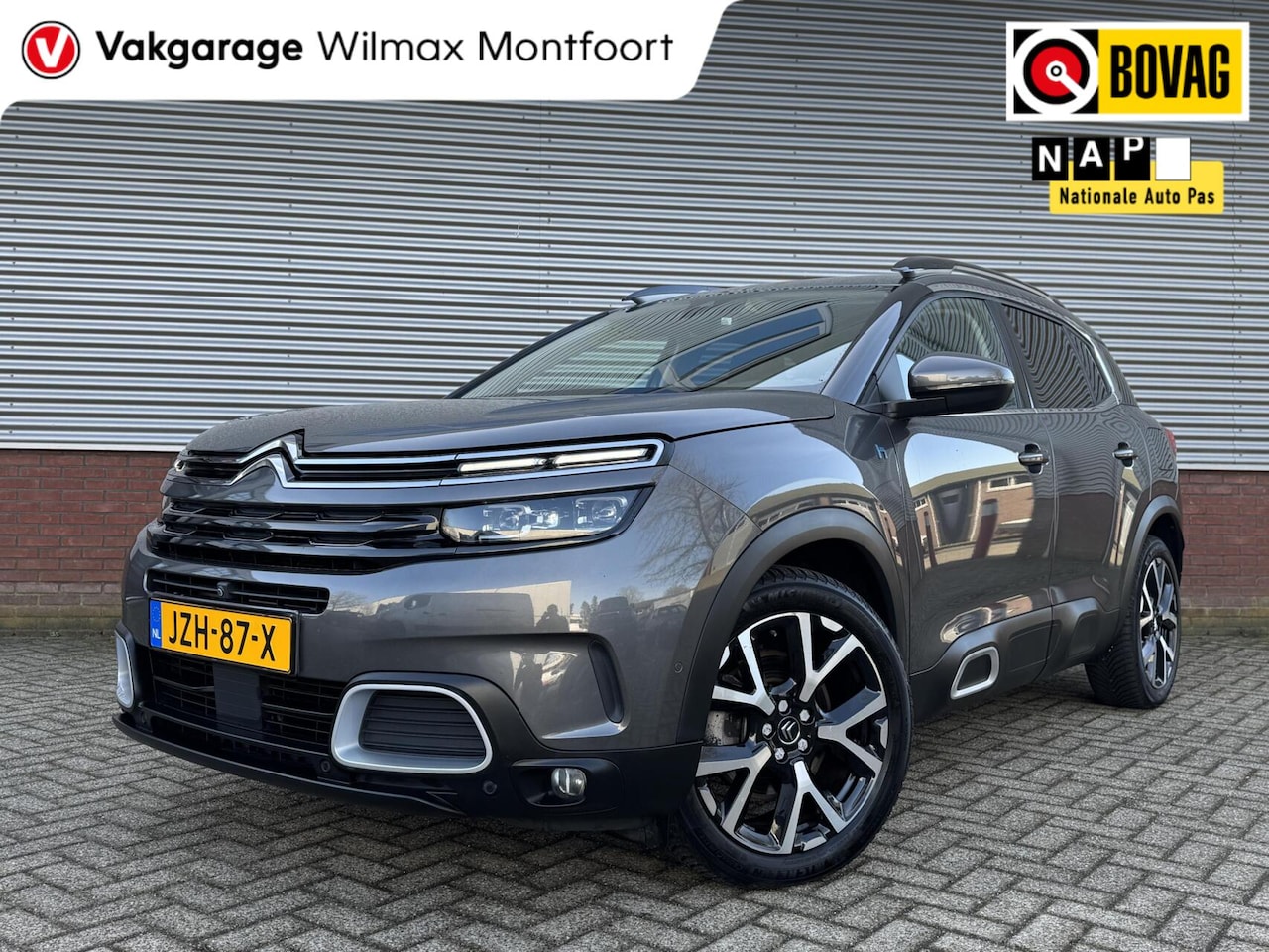 Citroën C5 Aircross - 1.6 Plug-in Hybrid 225 pk Shine Sport|Leder|360-Camera|Stoelverwarming|Dodehoek.det.|Cruis - AutoWereld.nl