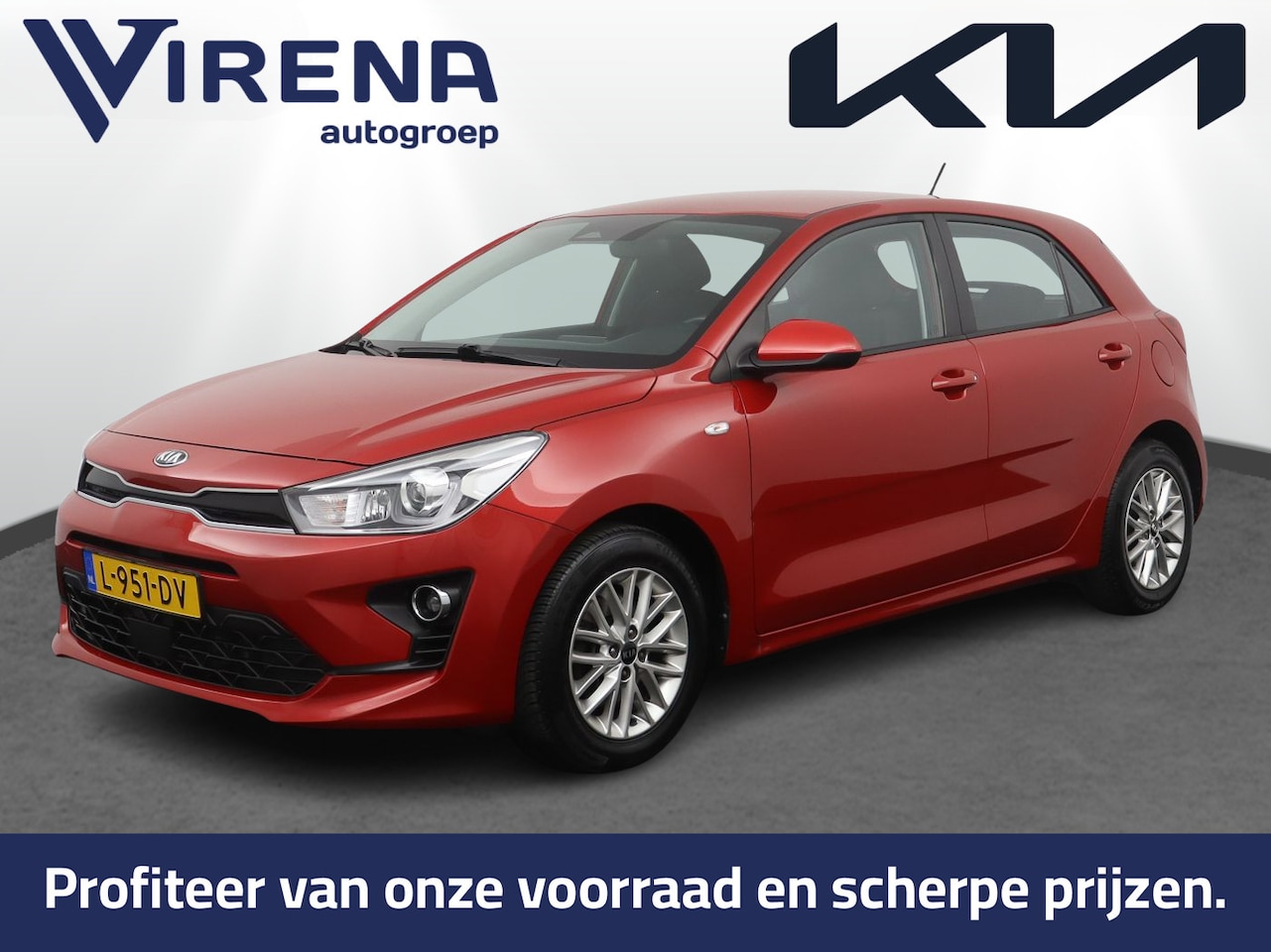 Kia Rio - 1.0 T-GDi MHEV DynamicLine - Apple CarPlay/Android Auto - Cruise Control - Climate Control - AutoWereld.nl