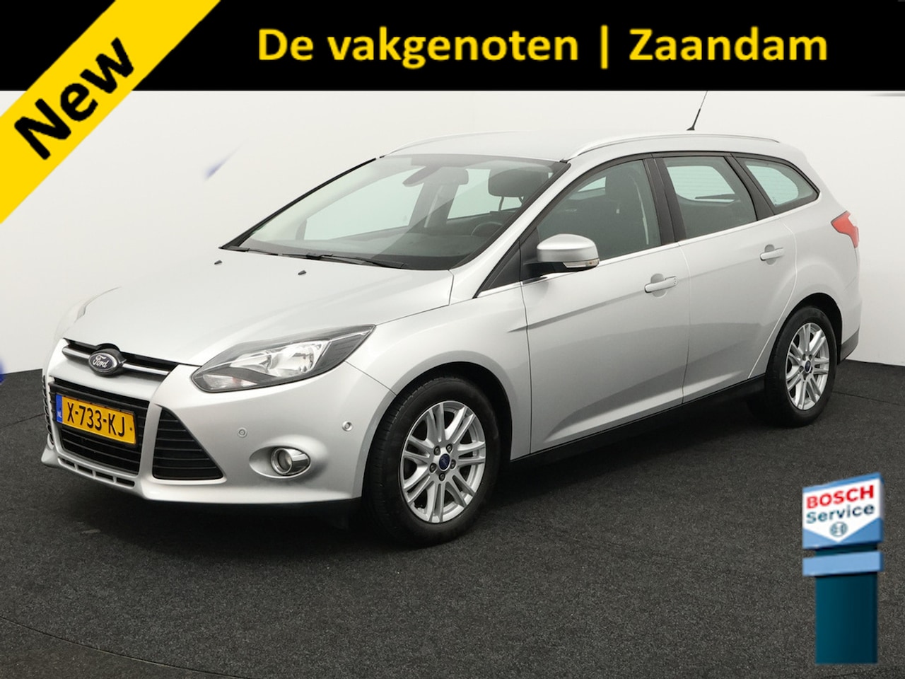 Ford Focus Wagon - 1.0 EcoBoost Edition Plus Airco, Navi, Cruisec, Stoelverw, Lmvelg, Parkeerhulp, Mistl, Blu - AutoWereld.nl
