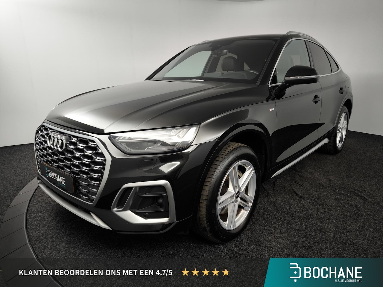 Audi Q5 Sportback - 50 TFSI e S edition Competition TREKHAAK | ELEKTRISCHE ACHTERKLEP | NAVIGATIE | ACHTERUITR - AutoWereld.nl