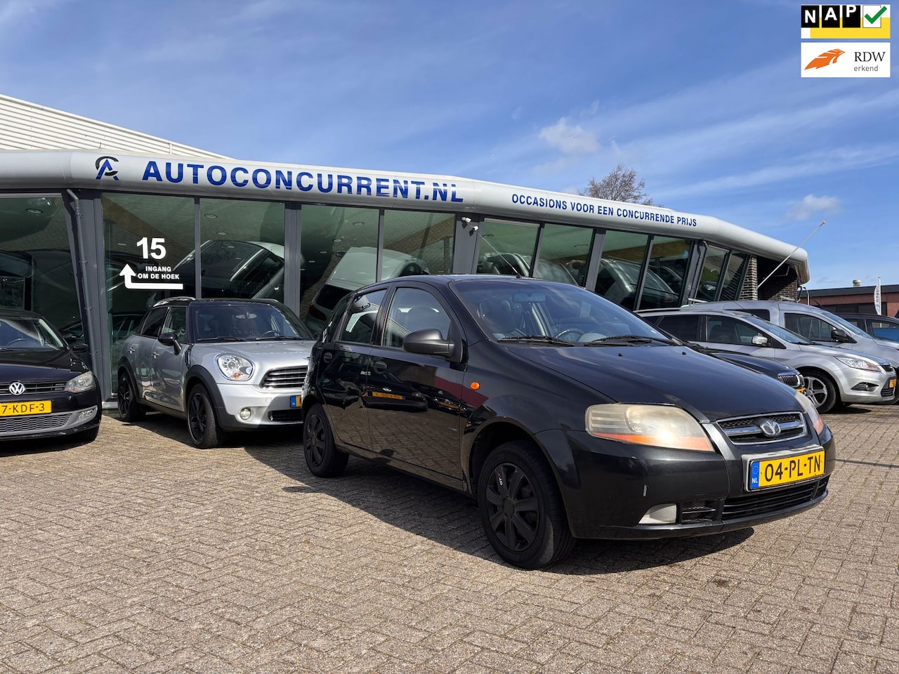 Daewoo Kalos - 1.4 Spirit 1.4 Spirit, Airco, Trekhaak, Inruil mogelijk. - AutoWereld.nl