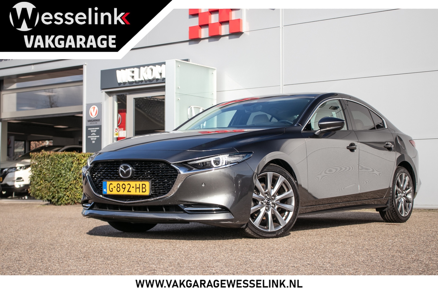 Mazda 3 - 2.0 e-SkyActiv-X M Hybrid 180 Luxury - Leder | Bose | Adap. cruise - AutoWereld.nl