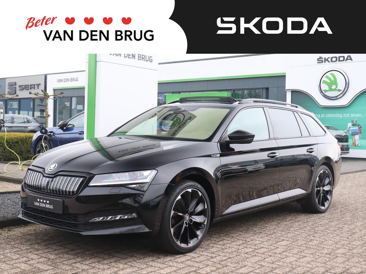 Skoda Superb - 1.4 TSI 218pk iV Sportline Business | Trekhaak | Panoramadak | CANTON audio | Elektrische - AutoWereld.nl