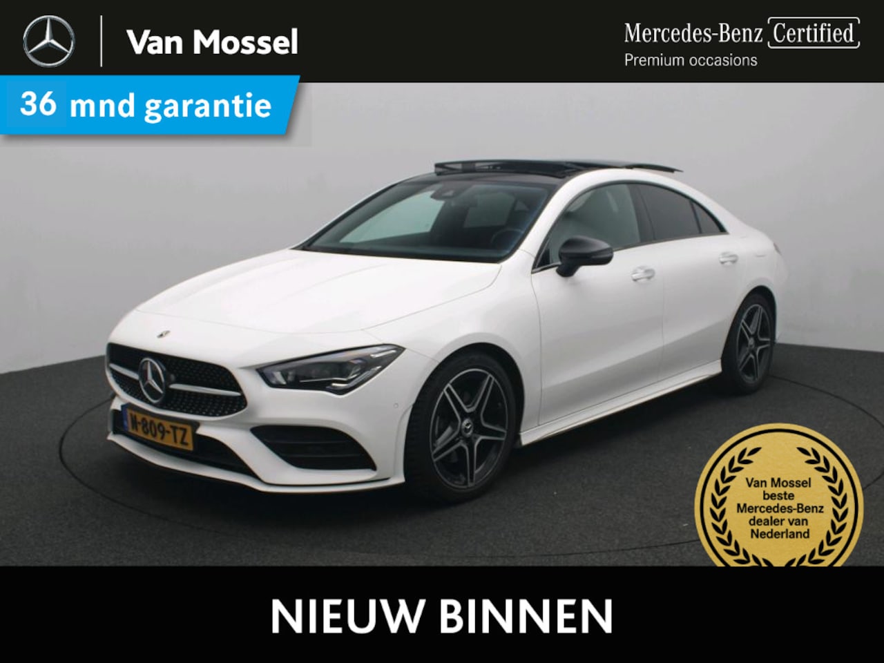 Mercedes-Benz CLA-Klasse - 180 Business Solution AMG / Panoramadak/ Night/ Sfeerverlichting/ Memory/ Multibeam - AutoWereld.nl