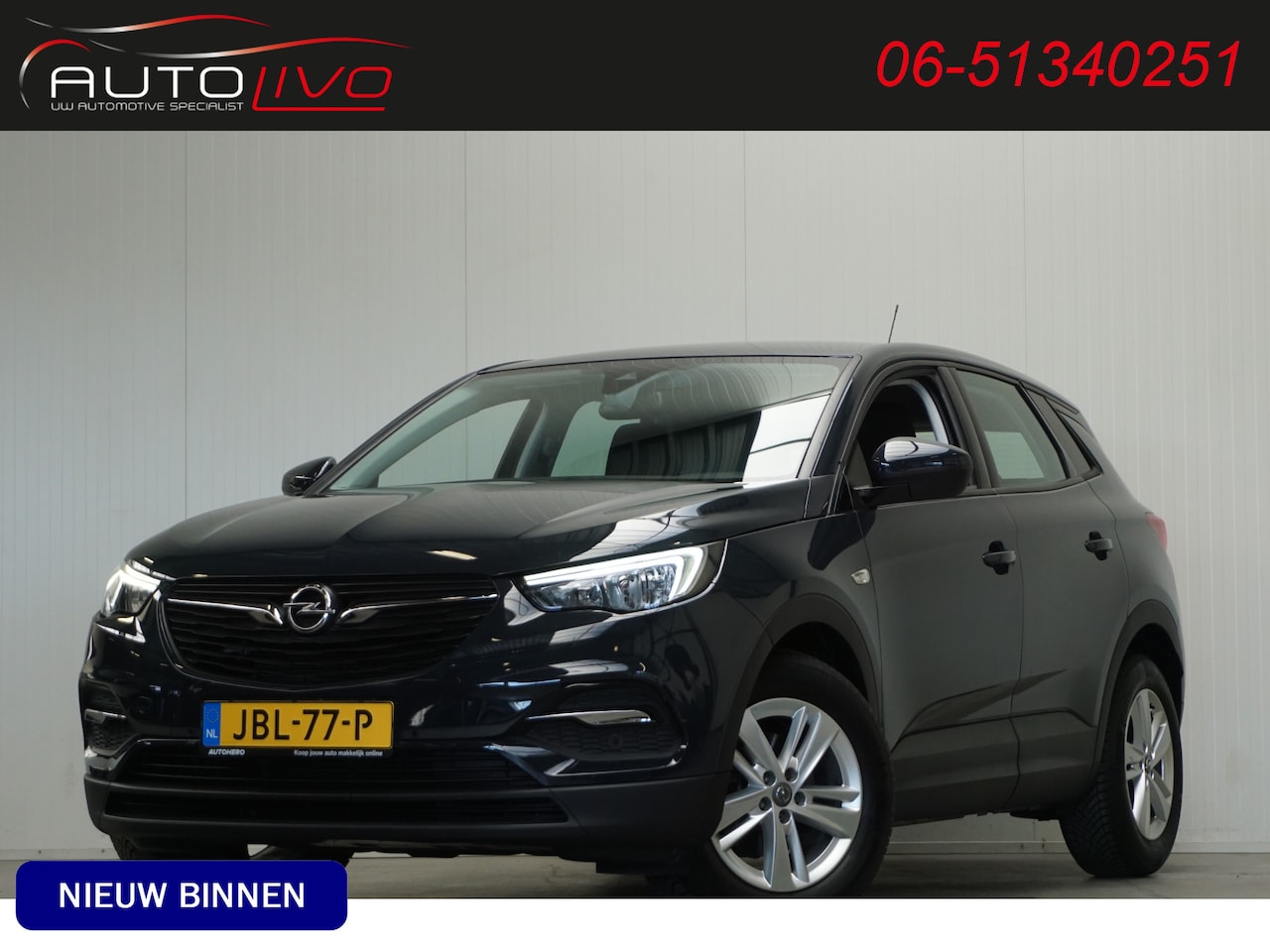 Opel Grandland X - 1.2 Turbo Online Edition NWE D.RIEM! APPLE AC CRUISE PDC etc. - AutoWereld.nl