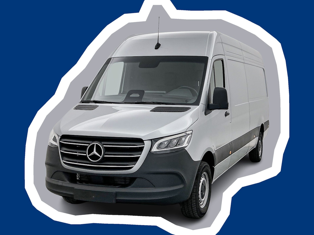 Mercedes-Benz Sprinter - 317 1.9 CDI L3 Select Navigatie Distronic Betimmering Trekhaak 3500kg Led - AutoWereld.nl
