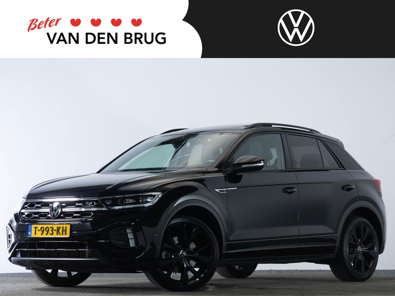 Volkswagen T-Roc - R-Line 1.5 TSI 150 PK DSG | LED Matrix IQ | Keyless | Black Style | Panoramadak | Trekhaak - AutoWereld.nl