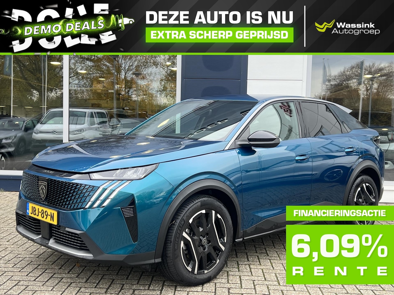 Peugeot 3008 - 1.6 Plug-In HYBRID 195pk Allure | DEMO DEAL I Seat Pack | Navigatie | Camera | Cruise Cont - AutoWereld.nl