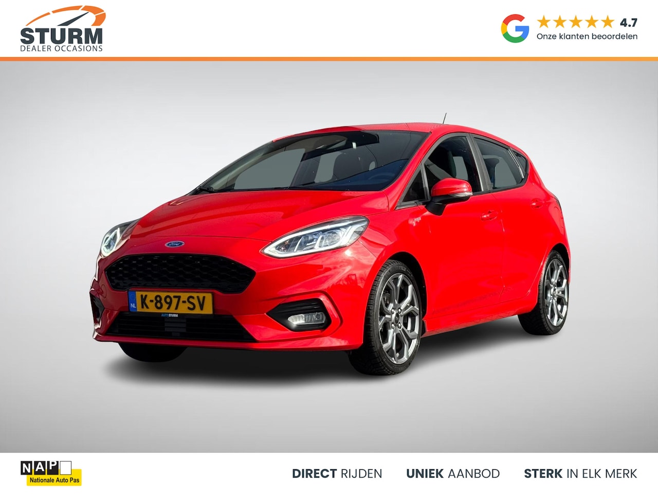 Ford Fiesta - 1.0 EcoBoost ST-Line 1.0 EcoBoost ST-Line - AutoWereld.nl