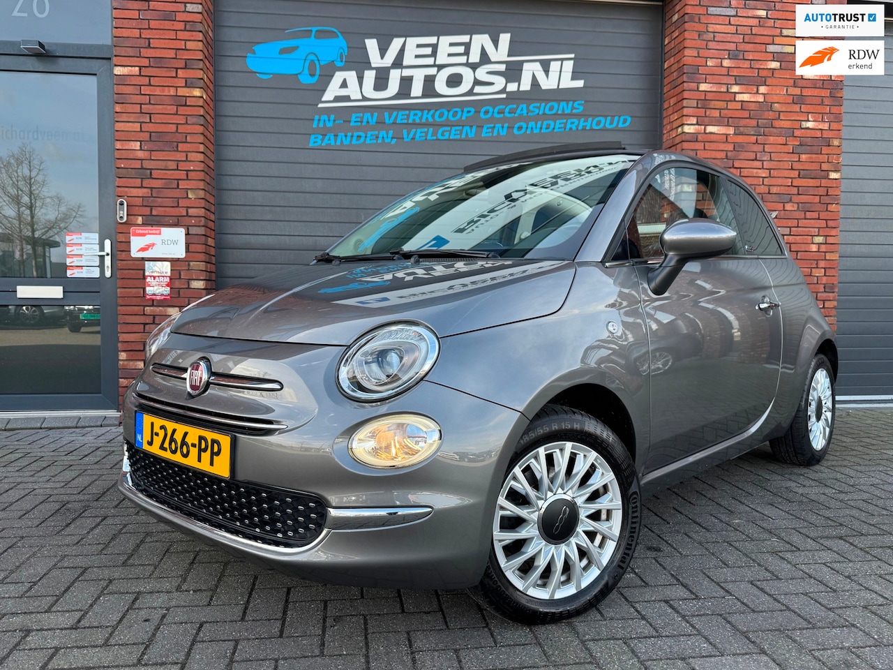 Fiat 500 C - 1.2 Lounge Cabrio Nieuwstaat LED Navi Clima - AutoWereld.nl