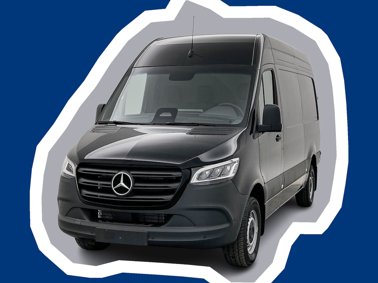 Mercedes-Benz Sprinter - 319 1.9 CDI L2H2 Pro 3500KG Trekhaak Navigatie Parkeerpakket Stoelverwarming Led high perf - AutoWereld.nl