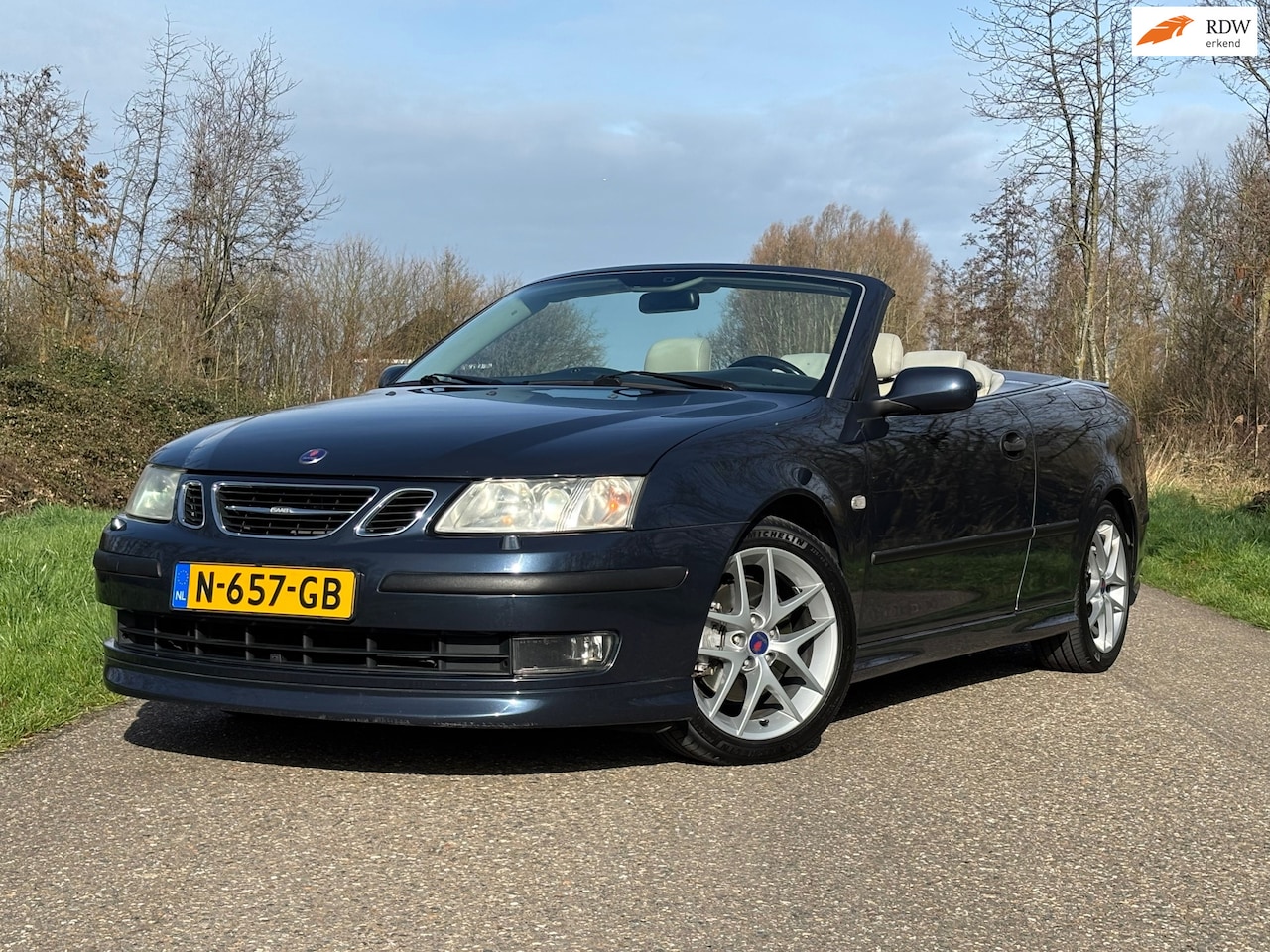 Saab 9-3 Cabrio - 2.0T Aero M6/Leder/Xenon/Pdc/Boekjes - AutoWereld.nl