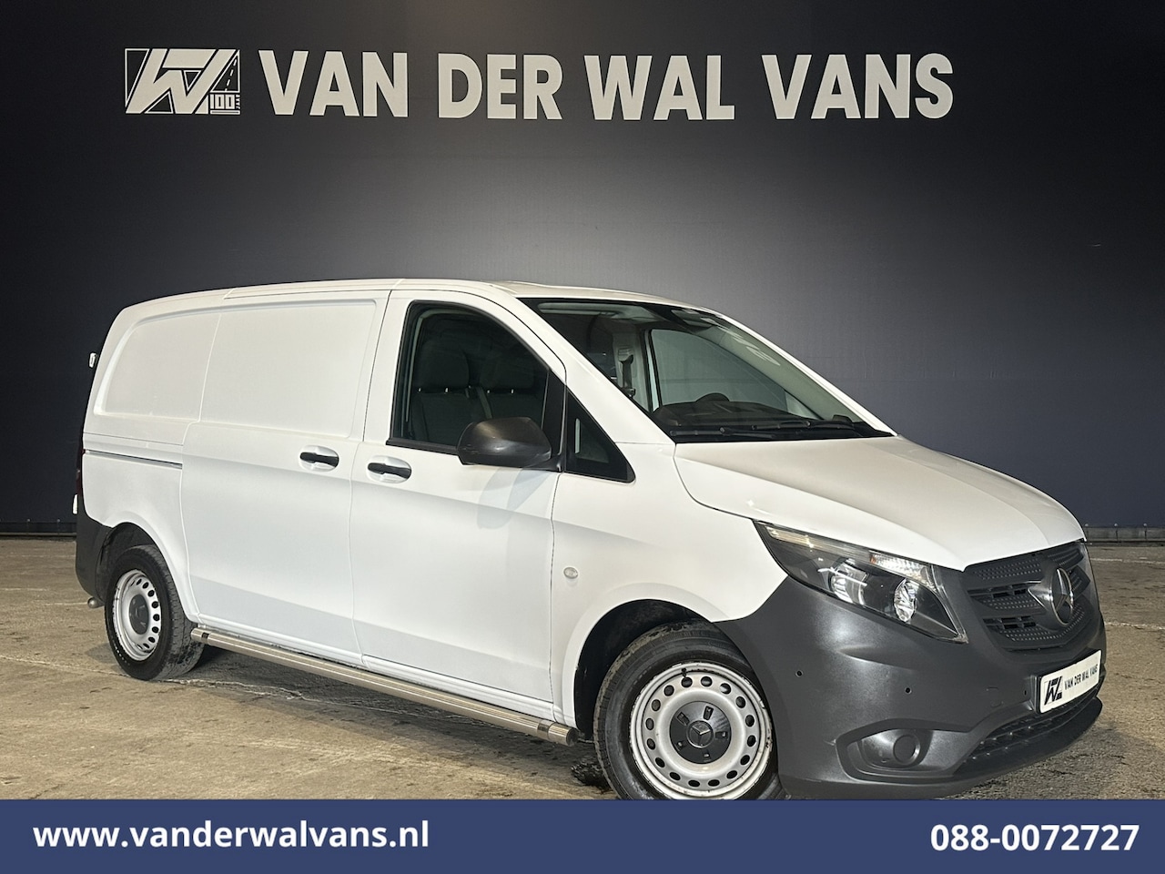 Mercedes-Benz Vito - 114 CDI 136pk L1H1 Euro6 Airco | Camera | Navigatie | Cruisecontrol | Sidebars, Parkeersen - AutoWereld.nl