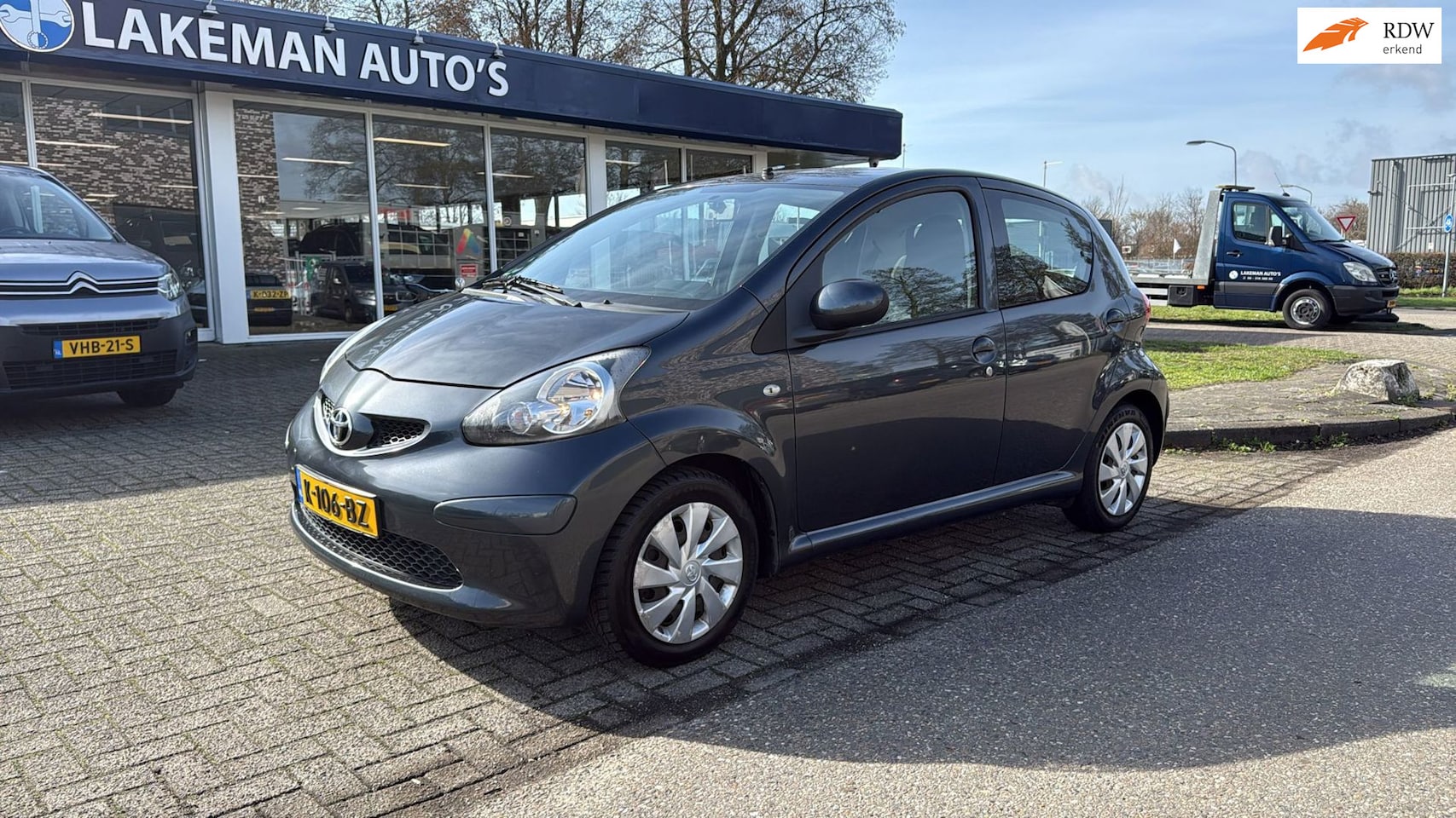 Toyota Aygo - 1.0-12V Carplay Airco Greyline Huurkoop Inruil APK Garantie - AutoWereld.nl