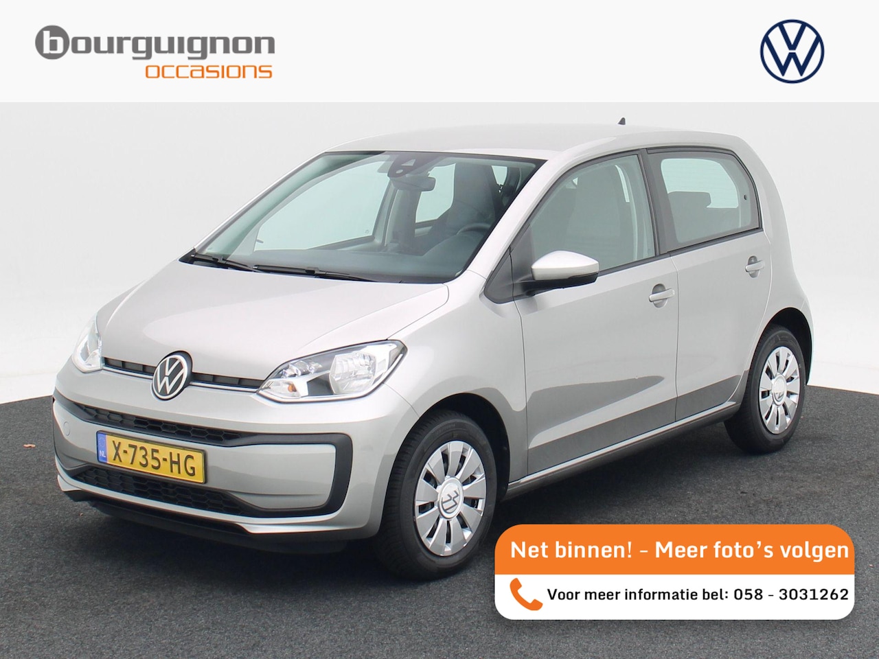 Volkswagen Up! - 1.0 65 Pk | Elektrische Ramen | Airco | DAB | 50.336 Km !! - AutoWereld.nl