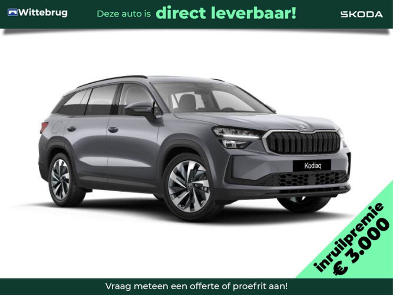 Skoda Kodiaq - 1.5 TSI PHEV Business Edition Plus / Akoestisch Pakket / Panoramadak / Trekhaak - AutoWereld.nl