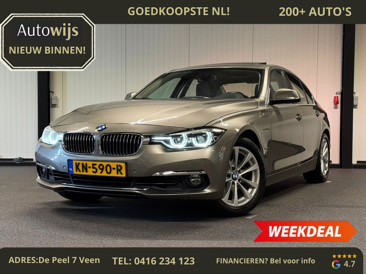 BMW 3-serie - 330e Centennial High Executive|M-SPORT|PANO|LEDER|AUT|LED - AutoWereld.nl