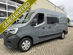Renault Master - 136pk L2H2 DC 7 persoons Airco, Cruise, Navi, Camera, Pdc, Enz