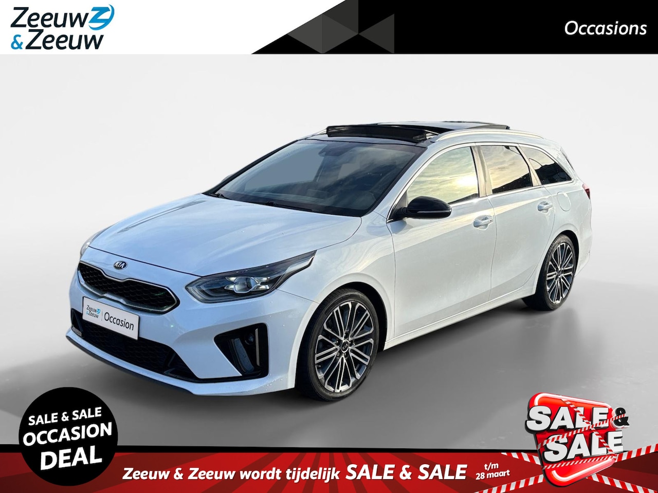 Kia Cee'd Sportswagon - Ceed SW 1.4 T-GDI GT-PlusLine | Climate | Adap Cruise | Panodak | LM Velgen | Elec stoel| - AutoWereld.nl