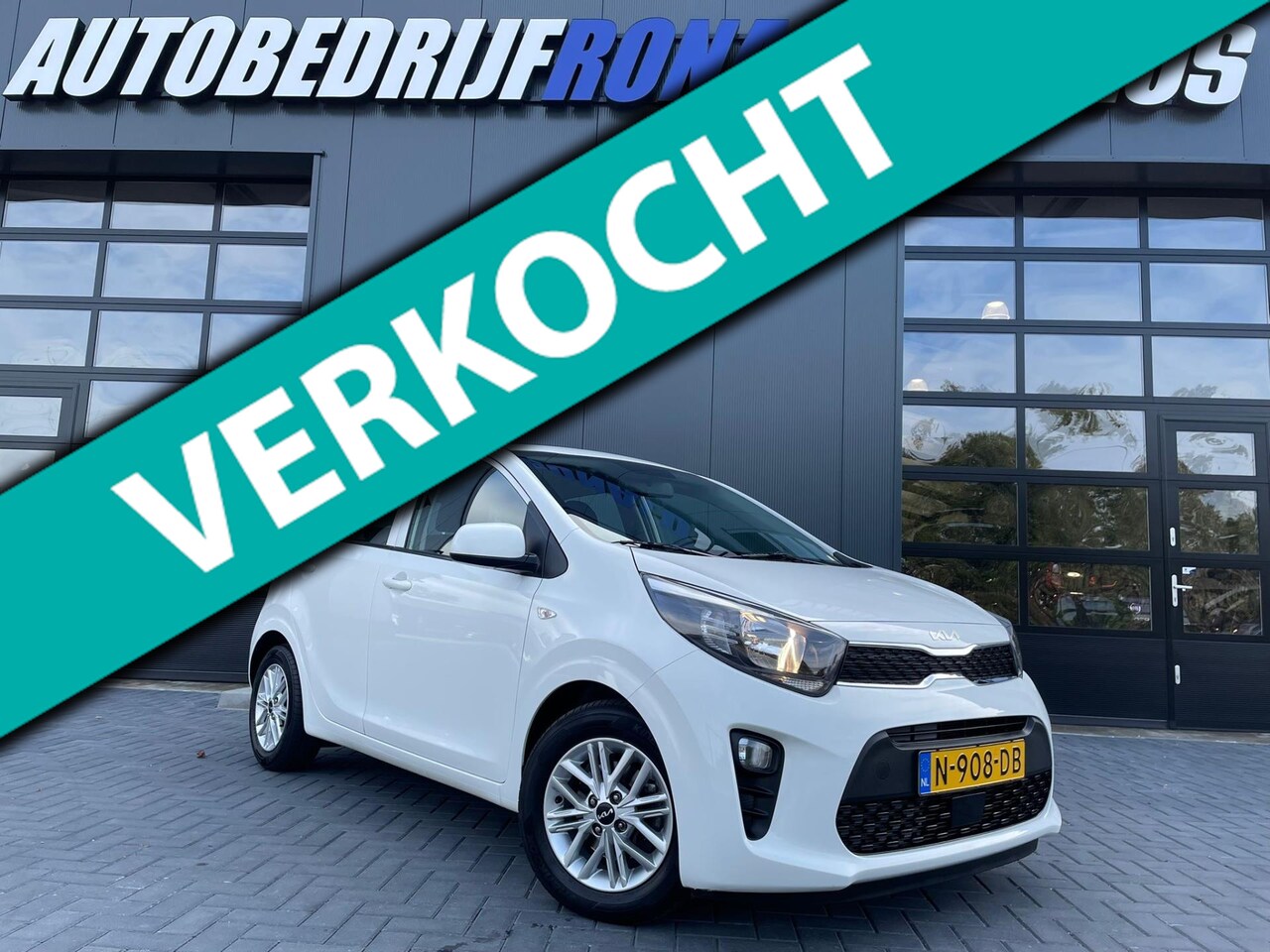 Kia Picanto - 1.0 DPi DynamicLine NL.Auto/Camera/Navigatie/Cruise-Control/5Deurs/1Ste Eigenaar/Dealer On - AutoWereld.nl