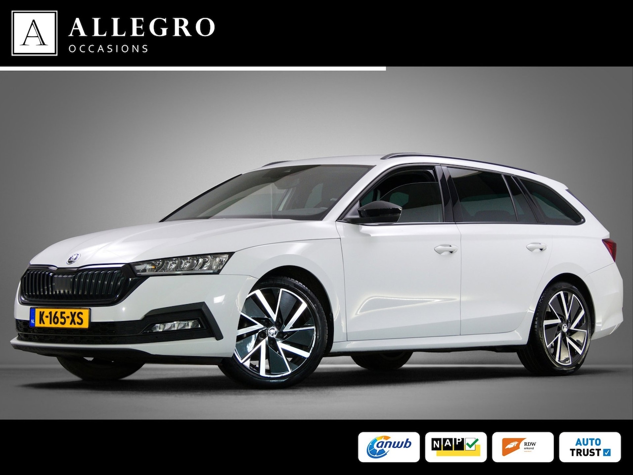 Skoda Octavia Combi - 1.0 e-TSI Sport Business (TREKHAAK, SFEERVERLICHTING, DIGITAL COCKPIT, APPLE CARPLAY, SPOR - AutoWereld.nl