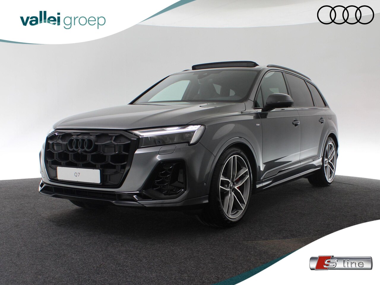 Audi Q7 - 55 TFSI e 394 pk Pro Line S | Glazen panoramadak | Assistentiepakket plus, remote parkeera - AutoWereld.nl