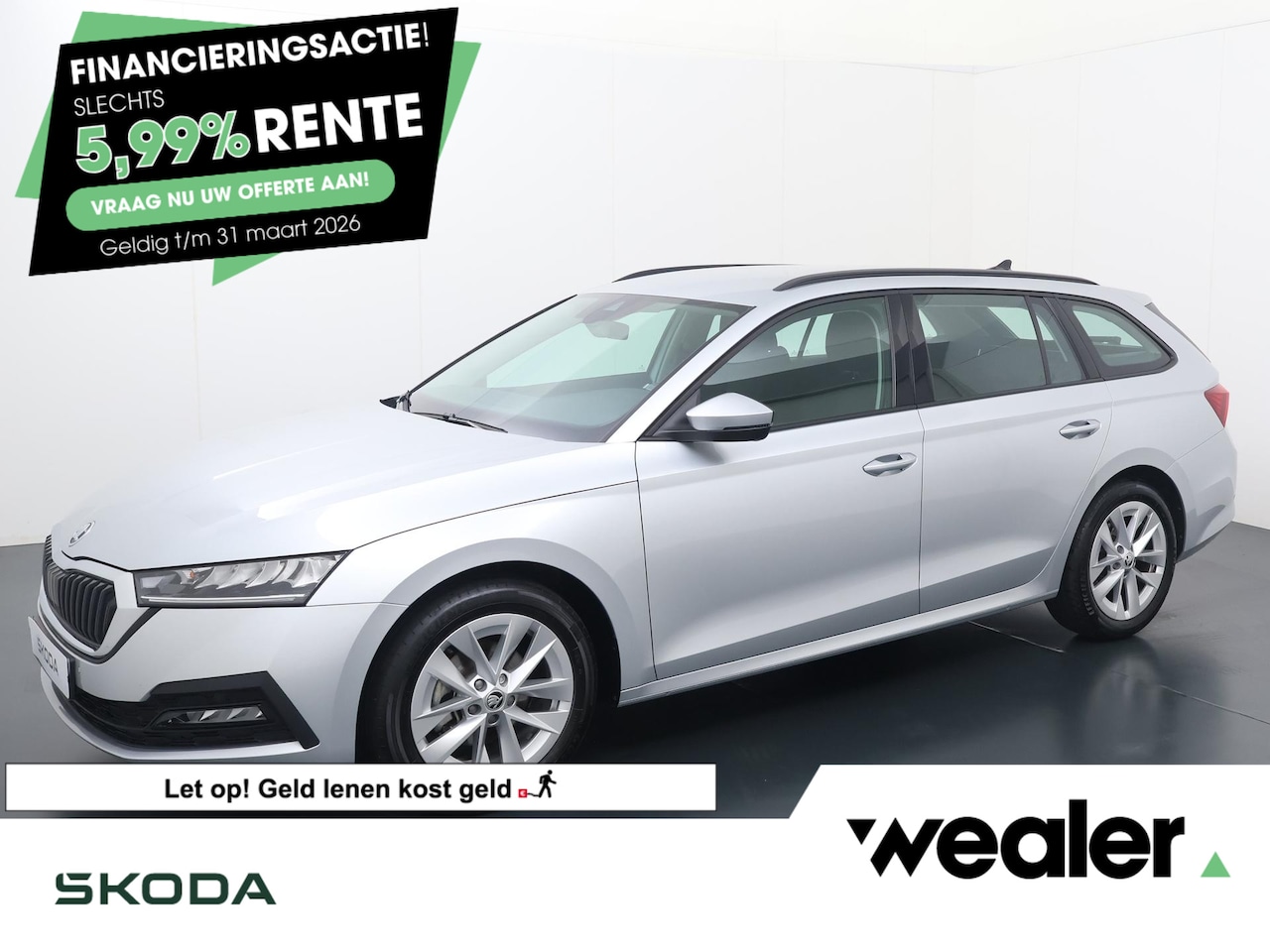 Skoda Octavia Combi - 1.0 e-TSI Business Edition | 110 PK | Automaat | Multifunctioneel stuurwiel | Cruisecontro - AutoWereld.nl