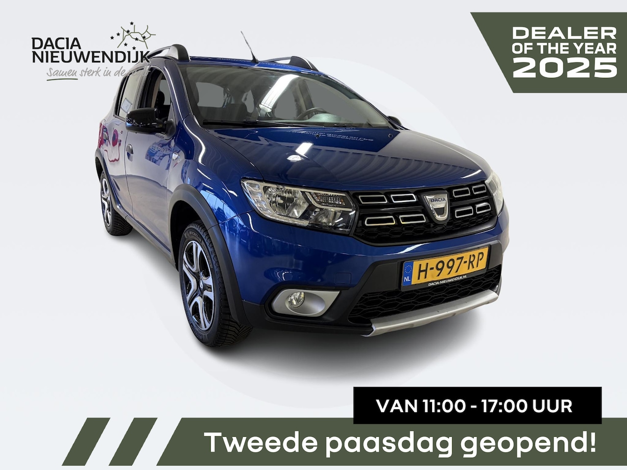 Dacia Sandero Stepway - 1.0 TCe Bi-Fuel Serie Limitee 15th Anniv. APPLE CARPLAY ANDROID AUTO / NAVIGATIE / CLIMATE - AutoWereld.nl