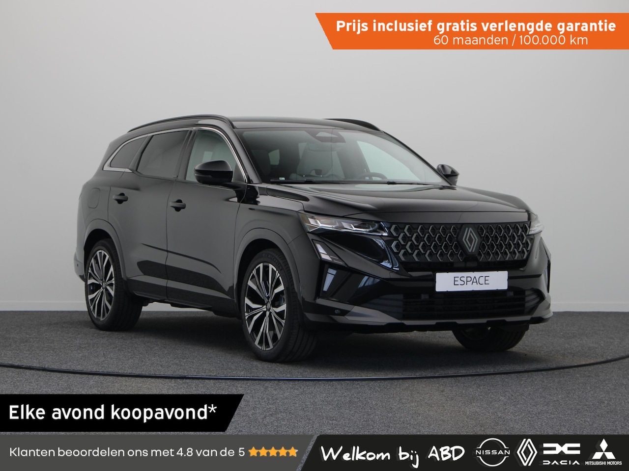 Renault Espace - E-Tech full hybrid 200pk iconic 7p. | Vijf jaar garantie | Panoramisch vast dak | Harman K - AutoWereld.nl