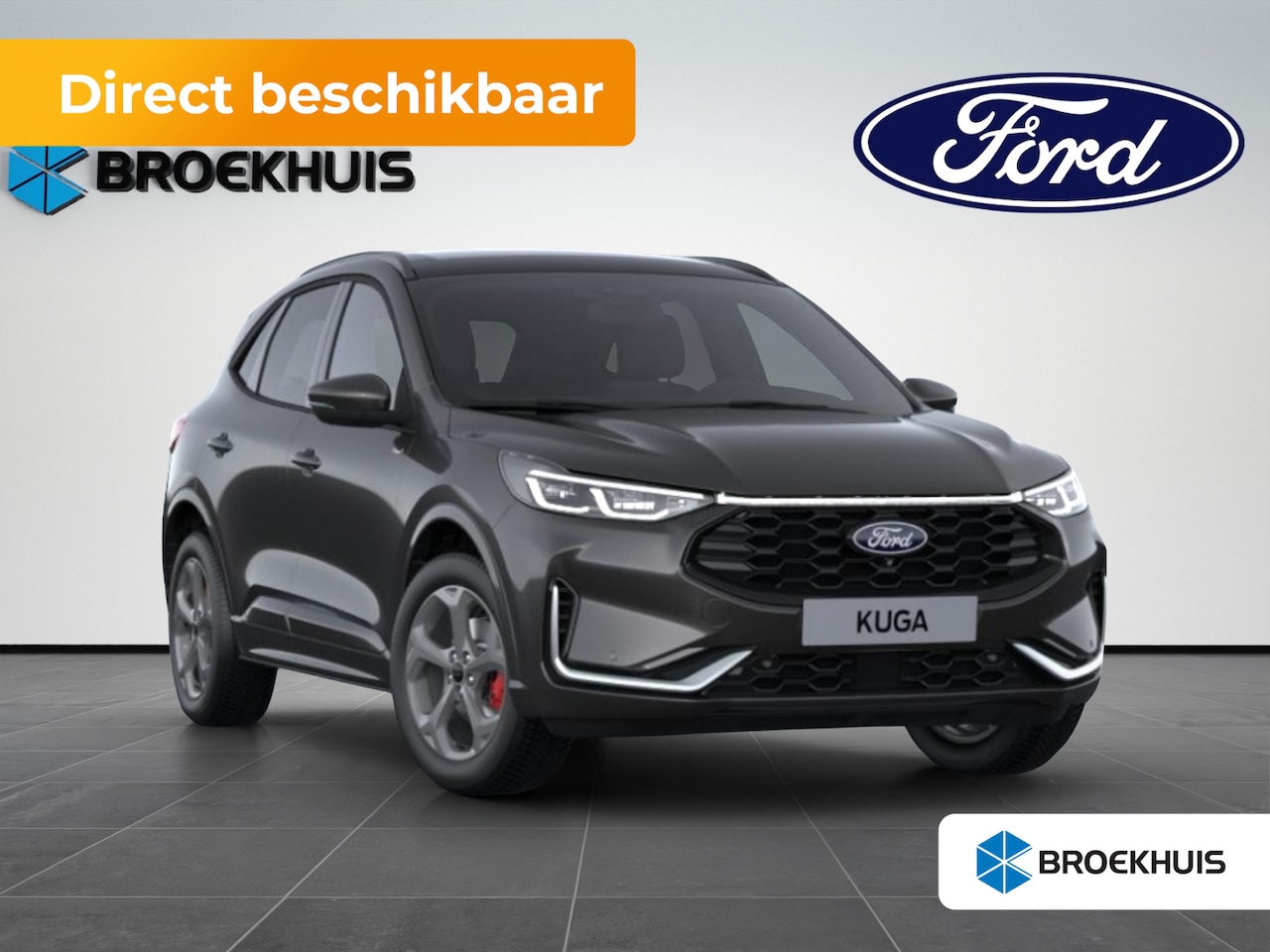 Ford Kuga - 2.5 PHEV ST-Line X 243pk | Panorama Dak | Elekt. Trekhaak | Adaptief Matrix Led | Winterpa - AutoWereld.nl