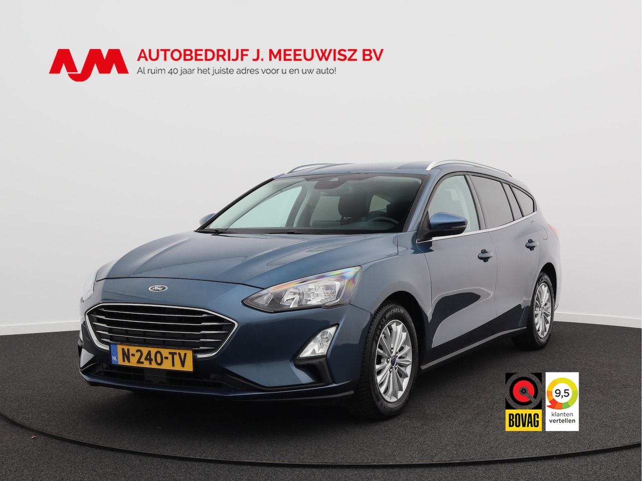 Ford Focus Wagon - 1.0 EcoBoost Titanium X Business/ trekhaak/ zeer mooi! - AutoWereld.nl
