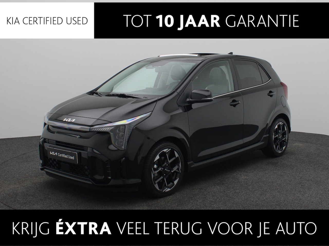 Kia Picanto - 1.0 DPI GT-Line | Schuif/Kanteldak | Stoel/Stuurverwarming | Camera | Lichtmetalen velgen - AutoWereld.nl