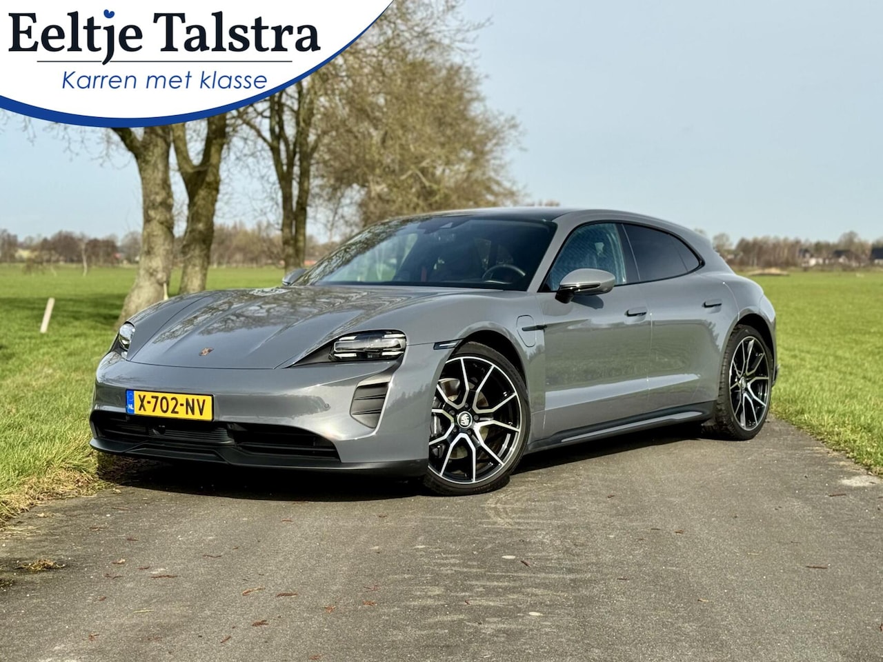 Porsche Taycan Sport Turismo - 79 kWh|Grigio Telesto|75-Years|Uiterst compleet! - AutoWereld.nl