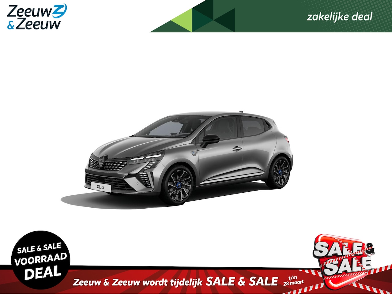 Renault Clio - E-Tech Full Hybrid 145 esprit Alpine | NU met € 5.000,- Zeeuw en Zeeuw RUN OUT korting | + - AutoWereld.nl