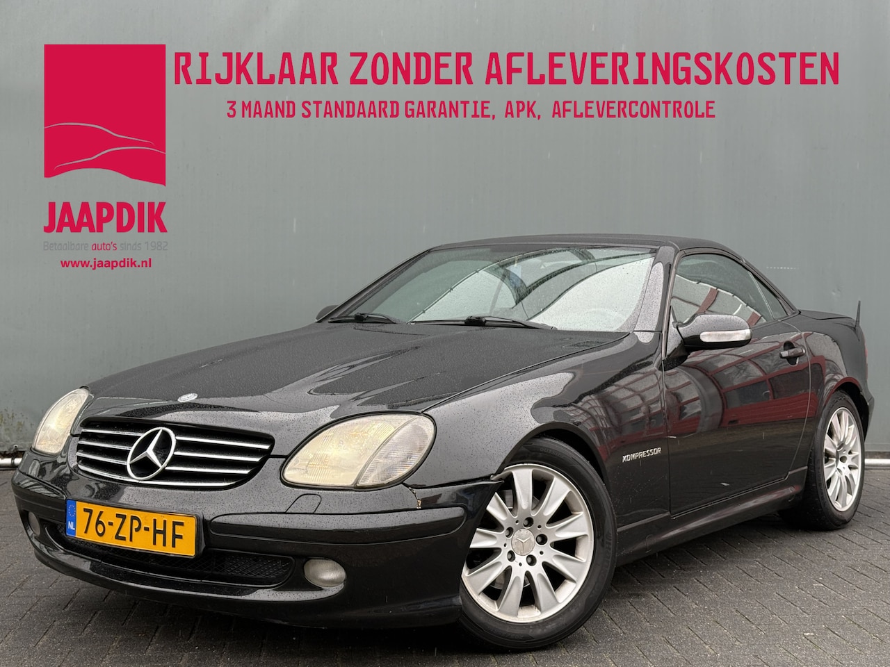 Mercedes-Benz SLK-klasse - BWJ 2003 230 K. 198 PK Final Edition AUTOMAAT | LEDER | STOELVERW. | AIRCO |  CRUISE | BLU - AutoWereld.nl